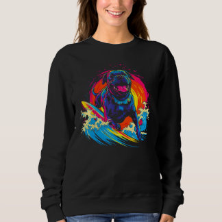 Cane Corso Dog Surfer Sweatshirt