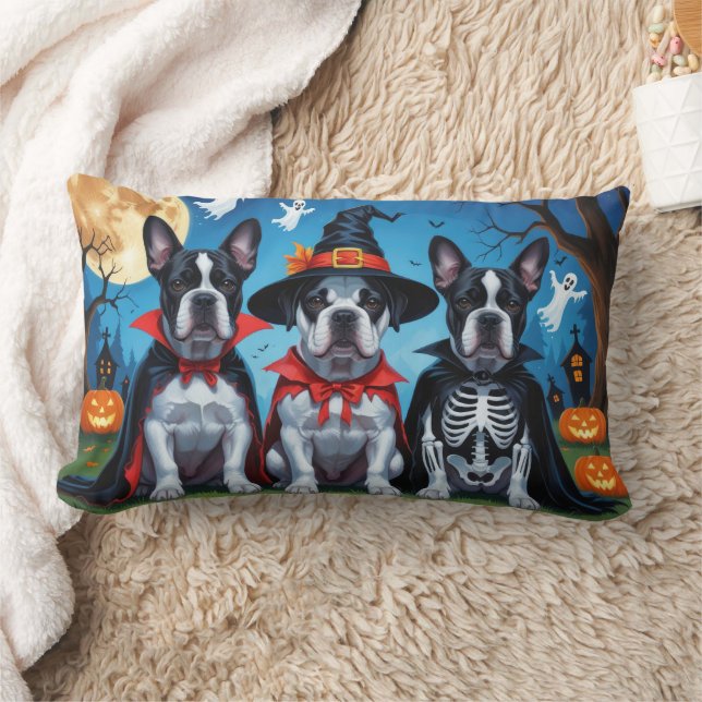 Cane Corso Dogs Pumpkin Halloween Funny Lendenkissen (Decke)