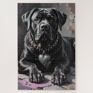Cane Corso Ergebener Wächter Herz Charme Valentins