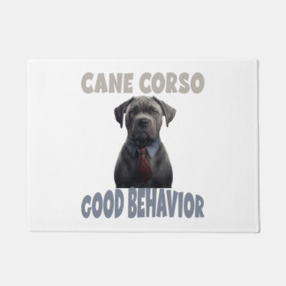 Cane Corso Good Behavior Dog Training Fußmatte
