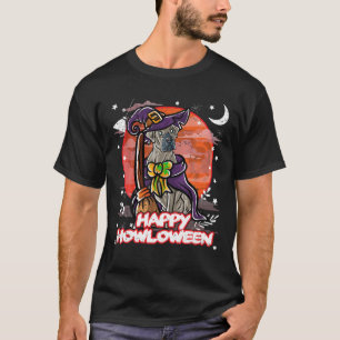 Cane Corso Happy Halloween Kostüm Hexe T-Shirt