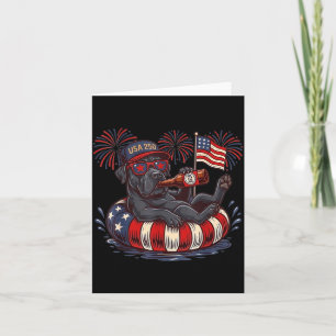 Cane Corso Hund 250th Aamerica Patriotisch Usa 4. Karte