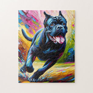 Cane Corso Hund Acryl Kunst Druck Hunde Liebhaber