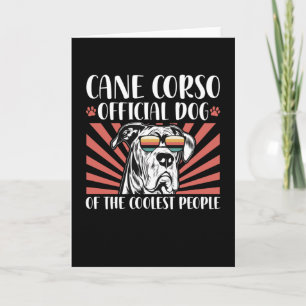 Cane Corso Hund der Coolsten Cane Corsos Karte
