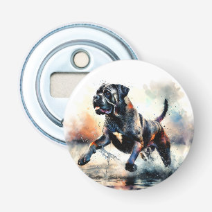 Cane Corso Hund mit Wasserfarbe Flaschenöffner