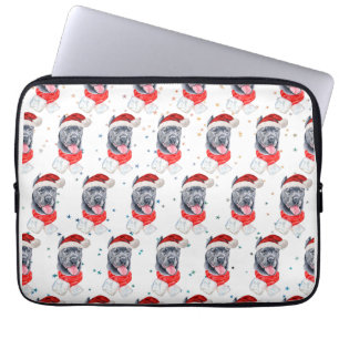 Cane Corso Hunderasse Weihnachtssterne Laptopschutzhülle