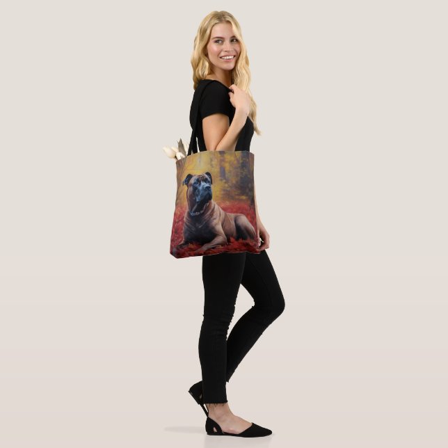 Cane Corso im Herbst Leaves Fall Inspiriert Tasche (Am Model)