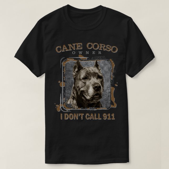 Cane Corso Italian Mastiff (5) T-Shirt (Design vorne)