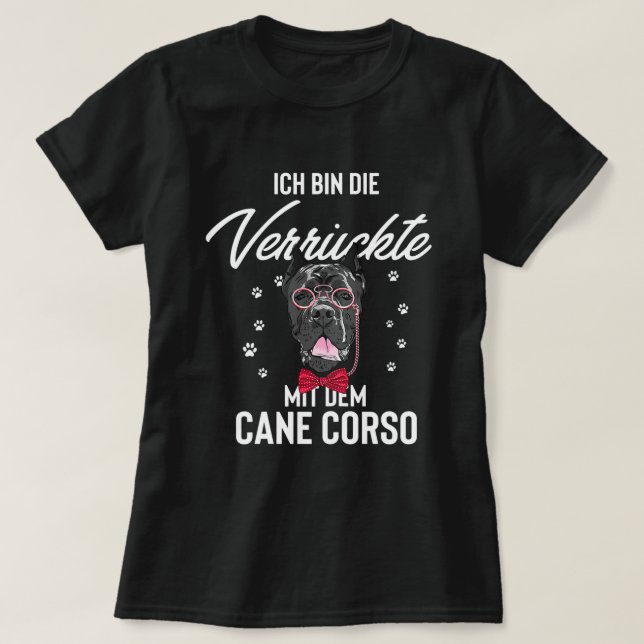 Cane Corso Italiano Dog Italian Mastiff 3 T-Shirt (Design vorne)
