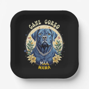 Cane Corso Mama Pappteller