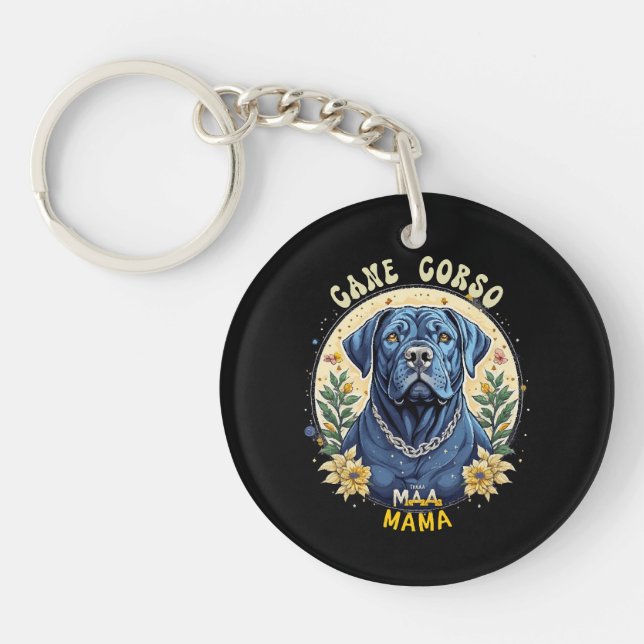 Cane Corso Mama Schlüsselanhänger (Vorderseite)