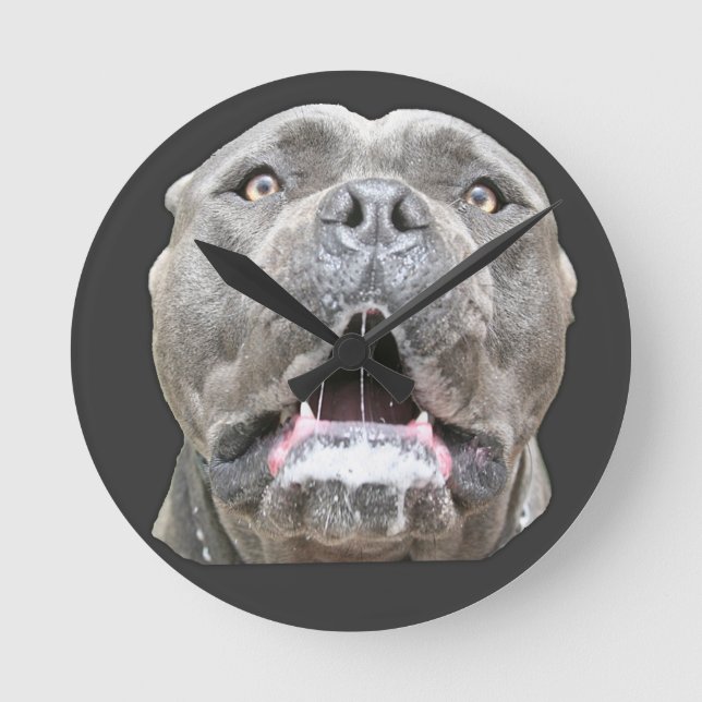 Cane Corso Mastiff Clock Runde Wanduhr (Vorderseite)