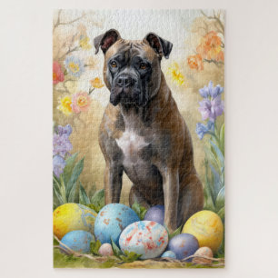 Cane Corso mit Ostereier Urlaub