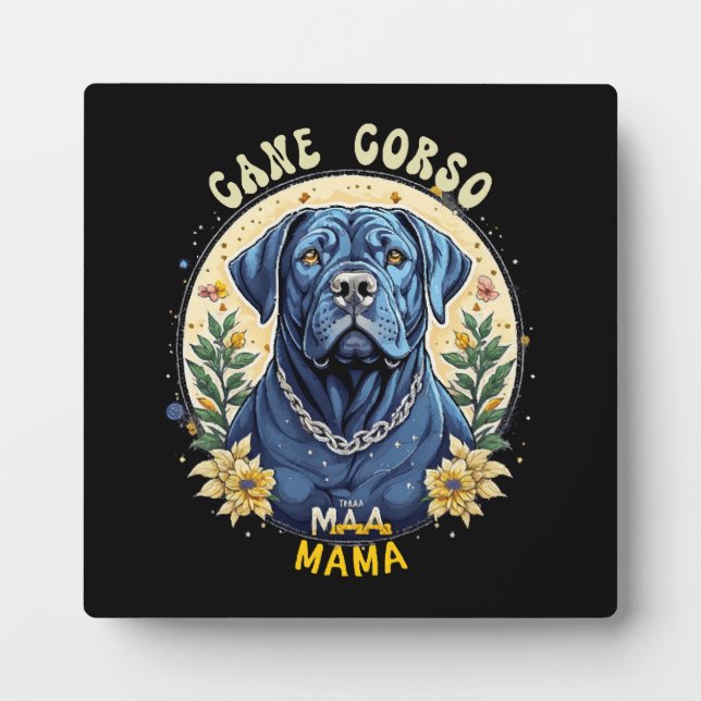 Cane Corso Mutter Fotoplatte (Vorderseite)
