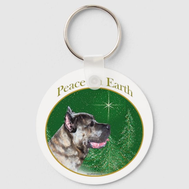 Cane Corso Peace Schlüsselanhänger (Vorderseite)