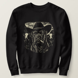 Cane Corso Schäferhund Western Grafik Cowboy Hund  Sweatshirt