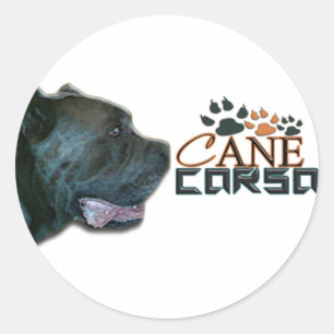 Cane Corso Stickers(P) Runder Aufkleber