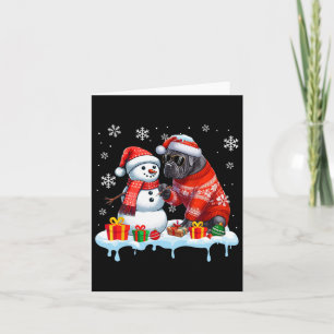 Cane Corso Sungles Sweater Build Snowman Xmas Owne Karte