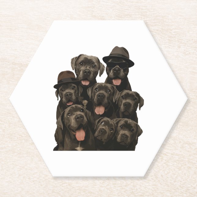 Cane Corso Untersetzer (Vorderseite)
