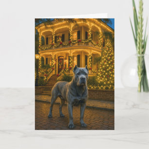Cane Corso Urlaub Feiertagskarte