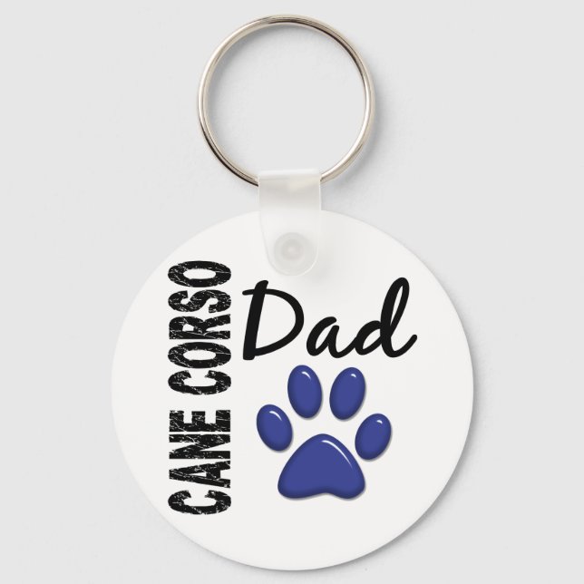 Cane Corso Vater 2 Schlüsselanhänger (Vorderseite)