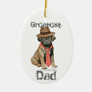Cane Corso Vater Keramik Ornament