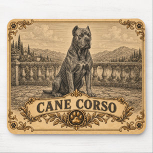 Cane Corso, Vintage Heritage Hund Mousepad