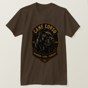 Cane Corso Wächter Treuer Furchtloser Hunderasse T-Shirt