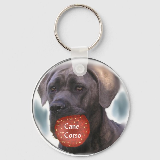 Cane Corso Weihnachtsgeschenken Schlüsselanhänger (Vorderseite)