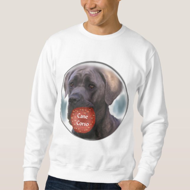 Cane Corso Weihnachtsgeschenken Sweatshirt (Vorderseite)