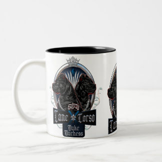 Cane Corso X Herzog und Herzogin Zweifarbige Tasse
