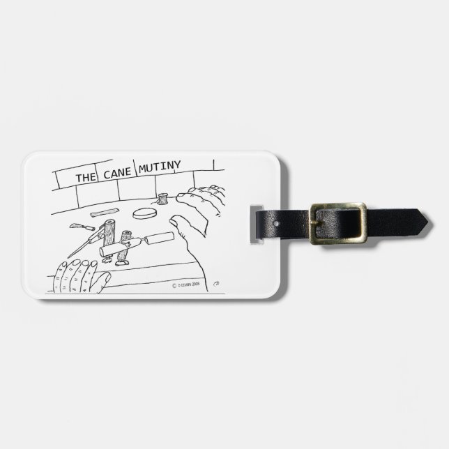 Cane Mutiny Gepäckanhänger (Vorderseite horizontal)