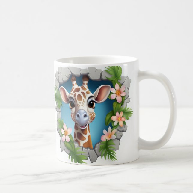 Caneca 3D Girafa Kaffeetasse (Rechts)