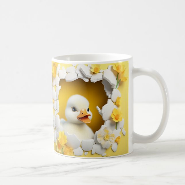 Caneca 3D Pato Kaffeetasse (Rechts)
