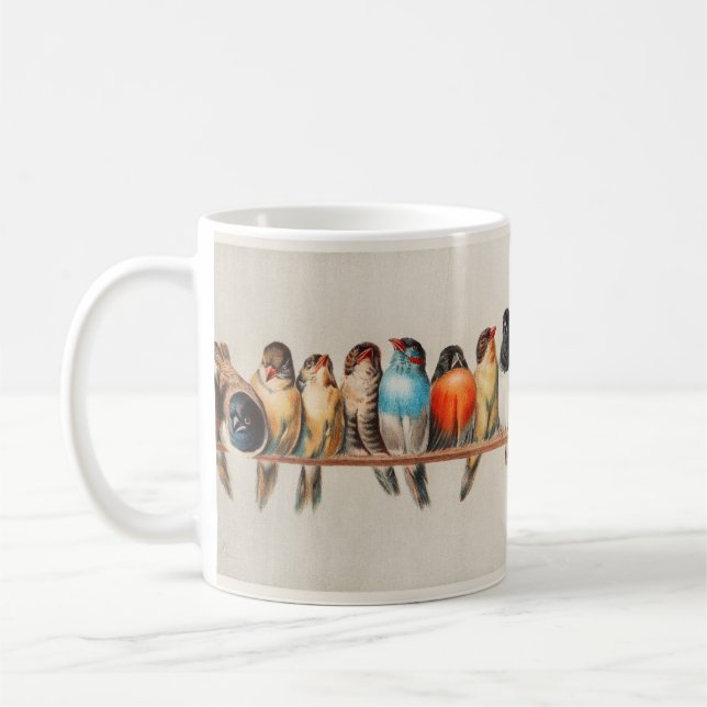 Caneca Birds Kaffeetasse (Links)