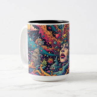 Caneca branca clássica, 325 ml zweifarbige tasse