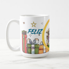 Caneca Branca Clássica - Edição Natal Kaffeetasse