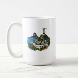 Caneca Cartão Postal Rio de Janeiro Kaffeetasse