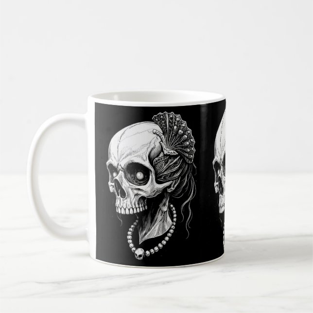 Caneca caveira kaffeetasse (Links)