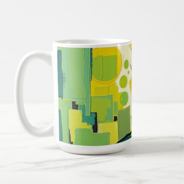 Caneca com paisagem verde kaffeetasse (Links)