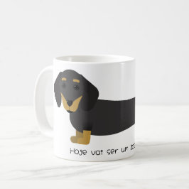 Caneca Dachshund-Longo Dia Kaffeetasse