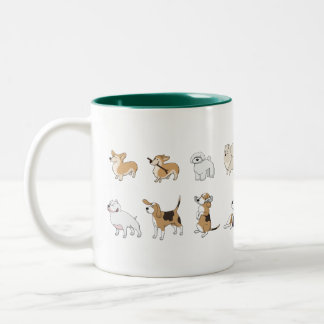 Caneca De Café Em Dois Tons dog Zweifarbige Tasse