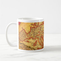 Caneca de café Europa 11 oz cerâmica W-PT ZLE