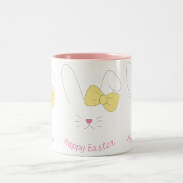Caneca de café Happy Easter Zweifarbige Tasse