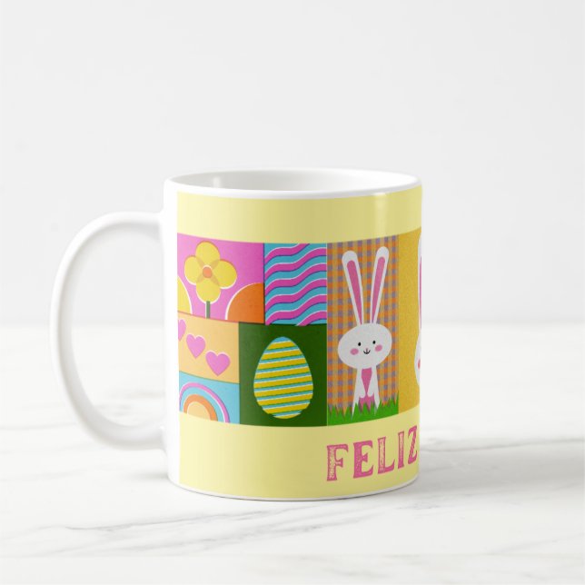 Caneca de café Páscoa 11 oz cerâmica W-PT ZLE  Kaffeetasse (Links)