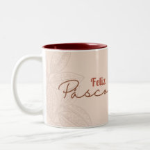 Caneca de café Páscoa 11 oz cerâmica W-PT ZLE 