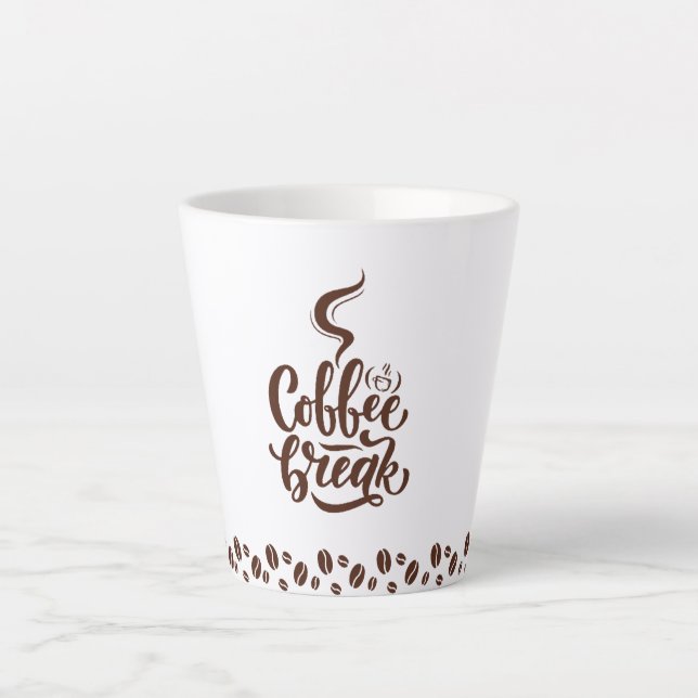 Caneca de latte Coffee break Milchtasse (Vorderseite)