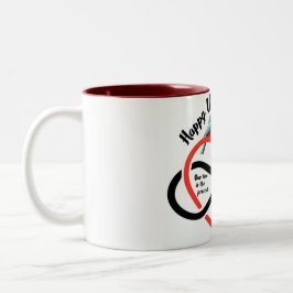 Caneca em dois tons, namorados zweifarbige tasse