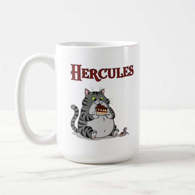 Caneca Hercules Bolo e Rato Kaffeetasse (Links)