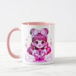 caneca kpop garota cantora desenho  tasse